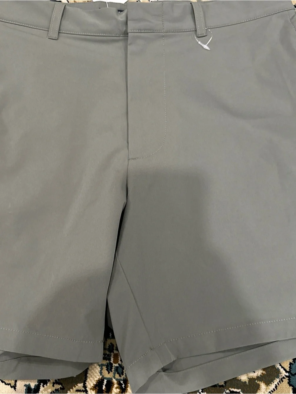 J. Crew Men’s Light Gray Flat Front Performance Shorts